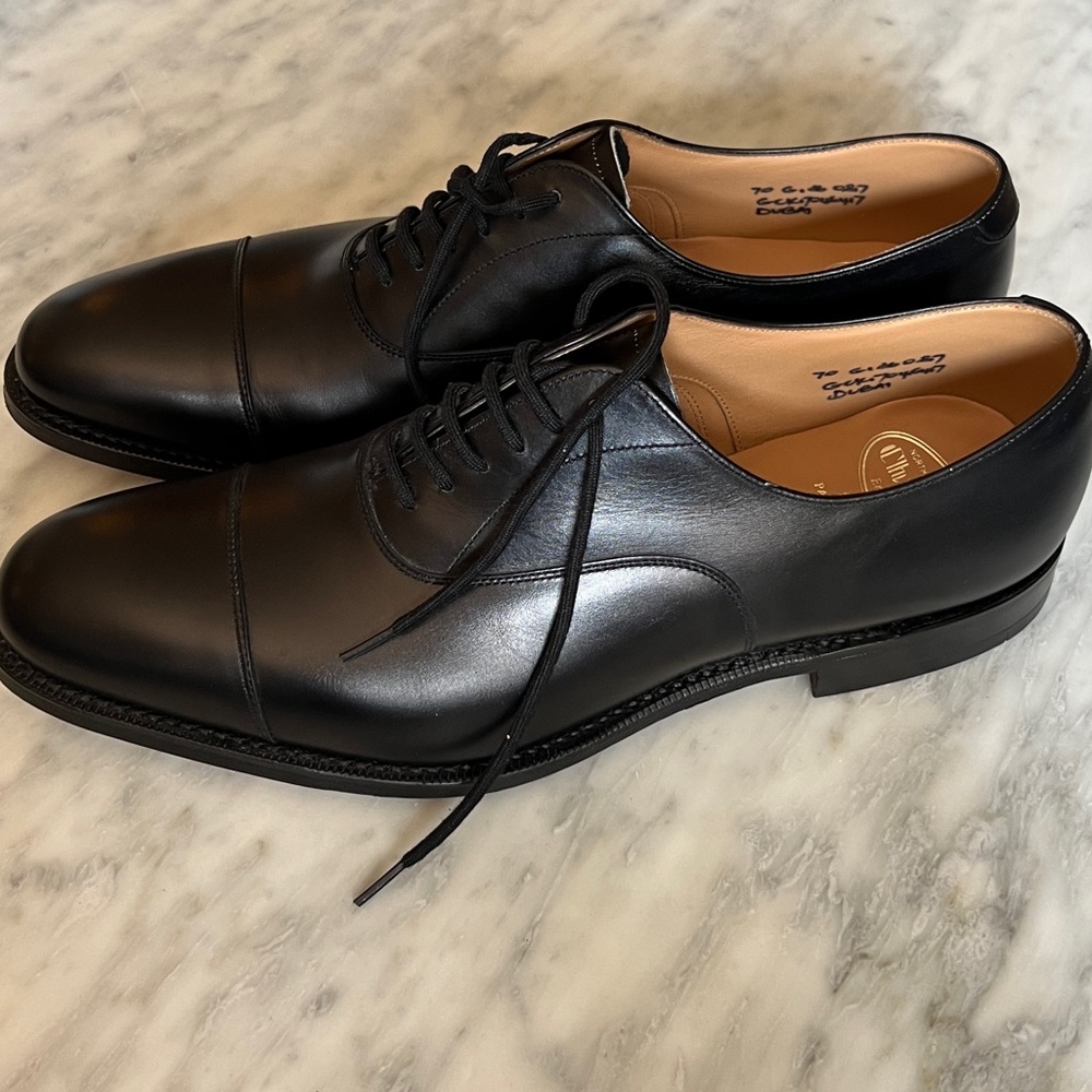 NWOT Church’s Dubai calf leather oxford black - Picture 3 of 14